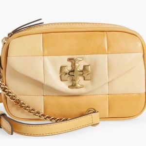 Tory Burch Kira Mini Leather Patchwork Camera Bag